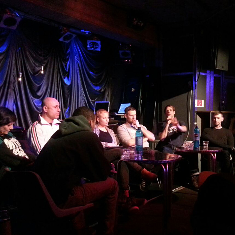 Podiumsdiskussion Rappen für die Revolution 2015